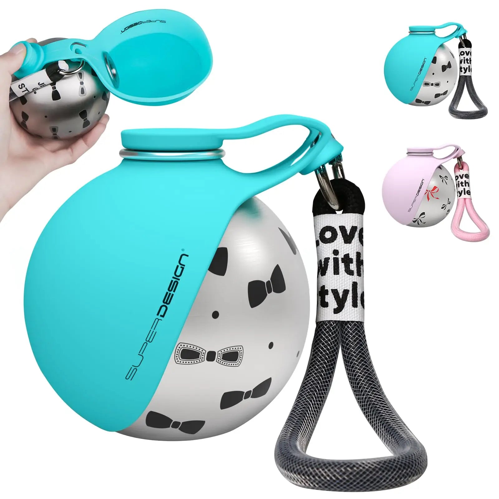 2-in-1 Portable Dog Water Bottle — Leak-Proof Travel Dispenser for Small & Medium Dogs