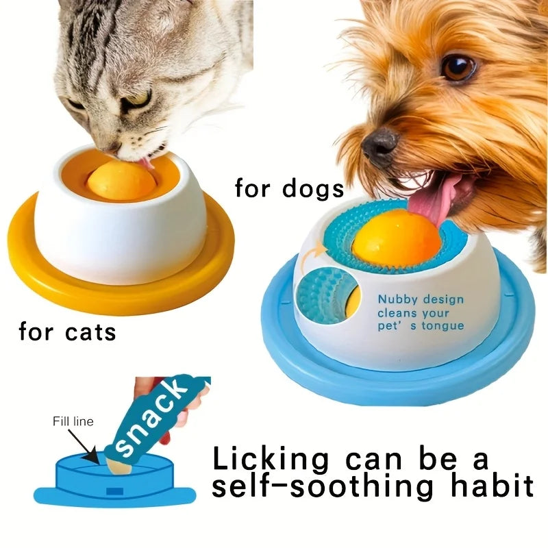 Dog Lick Mat Slow Feeder — Anti-Anxiety Enrichment Toy for Dogs & Cats